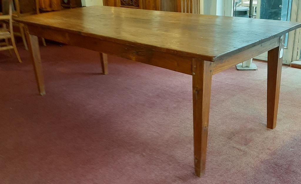 Teakhouten Franse tafel, Antiek en Kunst, Antiek | Meubels | Tafels, Ophalen of Verzenden