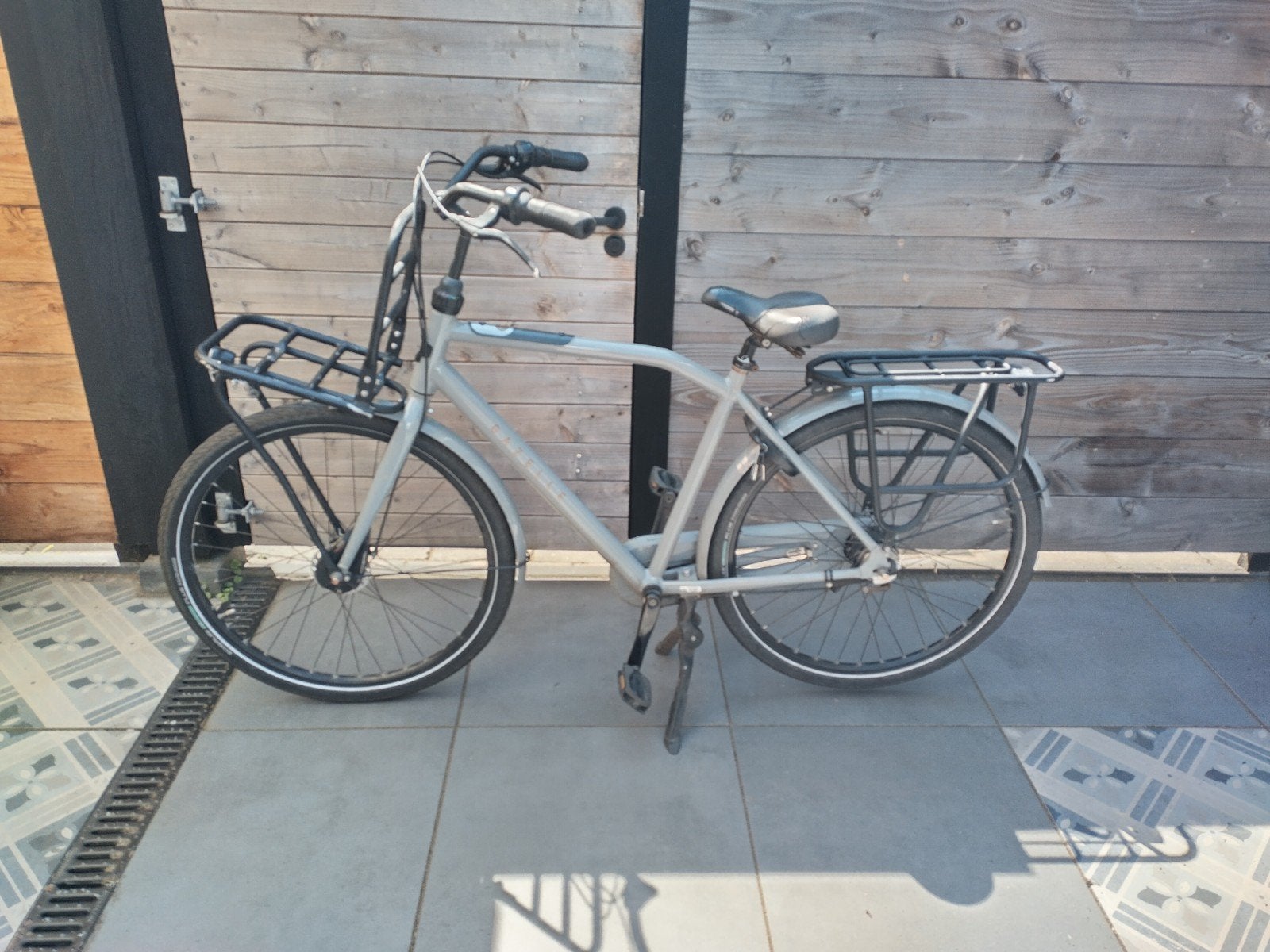 Gazelle stadsfiets met voordrager, Ophalen, Versnellingen, Gazelle, Trommelrem