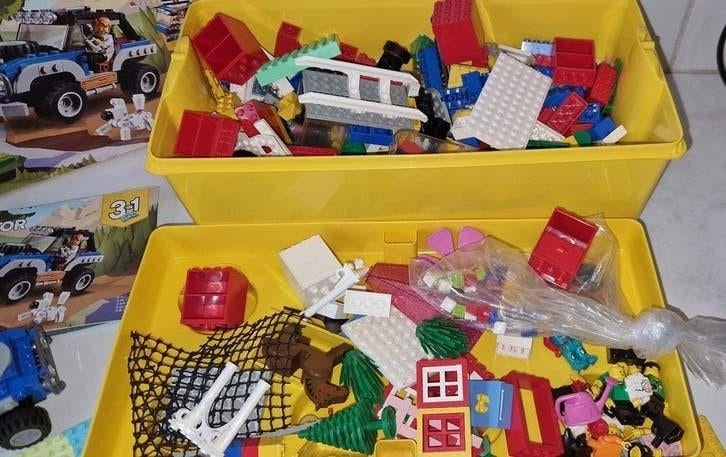 Echt een bak vol lego, Ophalen of Verzenden, Gebruikt
