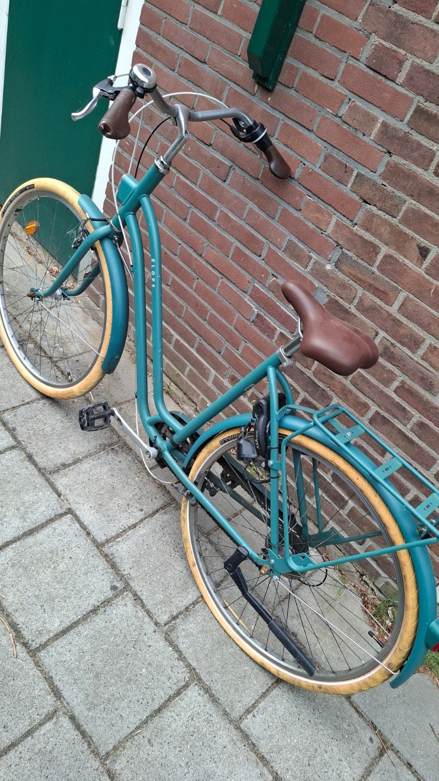 Decathlon Elops 520 damesfiets stadsfiets schoolfiets, Gebruikt, Velgrem, Versnellingen, Ophalen
