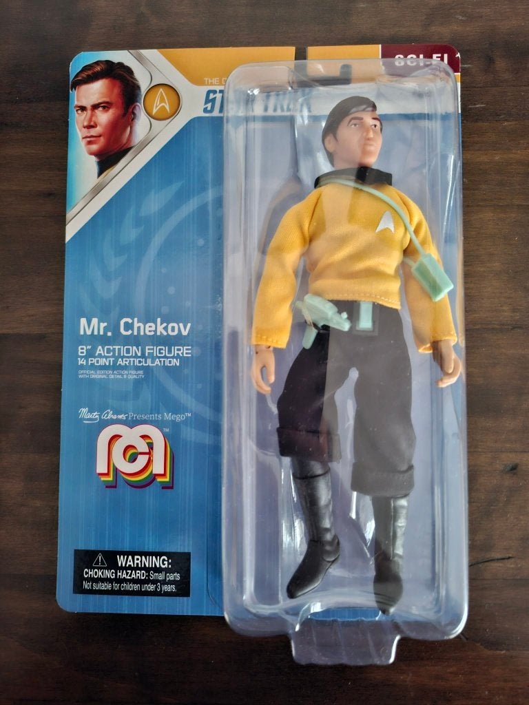 Star Trek Mego Chekov, Verzamelen, Ophalen of Verzenden, Zo goed als nieuw