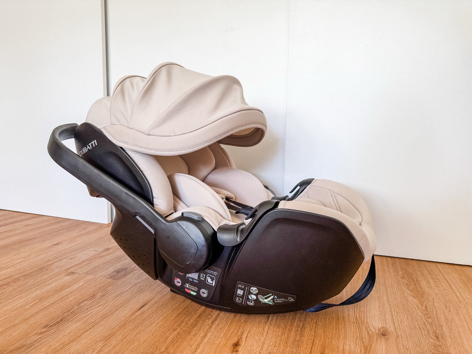 Dubatti by Britax Römer Babysafe Pro - Mushroom Gray, Ophalen, Romer, Autogordel of Isofix, Slaapstand