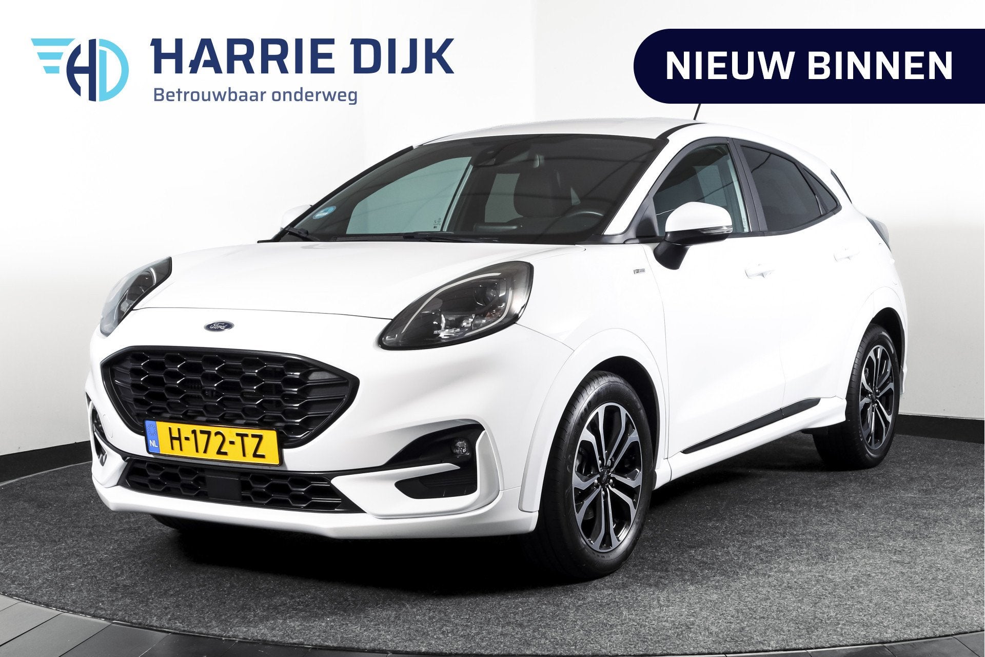 Ford Puma 1.0 EcoBoost 125 PK Hybrid ST-Line Orig NL | Winte, Voorwielaandrijving, Euro 6, Wit, Origineel Nederlands