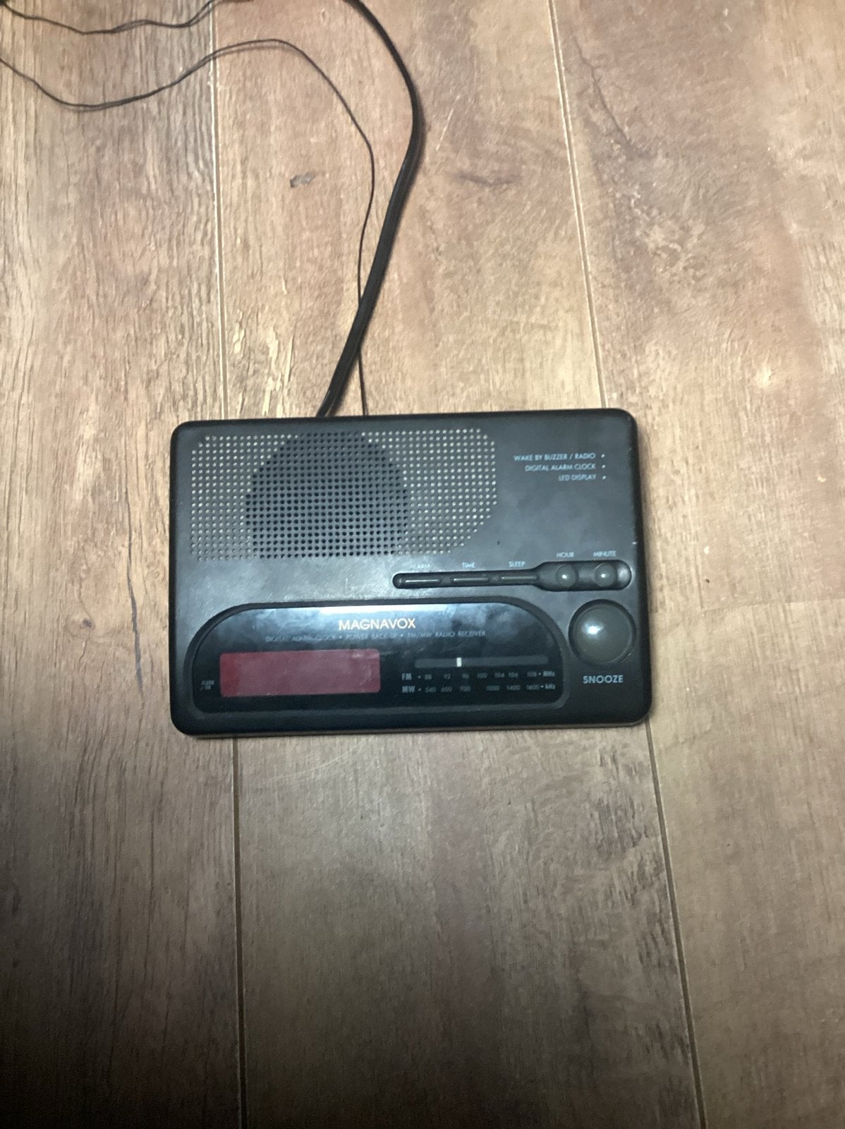 Magnavox NC1032 Radio-Wekker Combo, Ophalen of Verzenden, Zo goed als nieuw, Radio