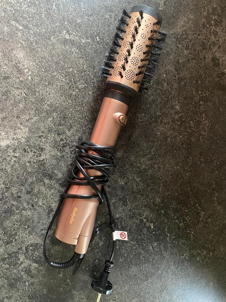 BaByliss roterende föhnborstel - Zo goed als nieuw, Ophalen of Verzenden, Zo goed als nieuw, Haarverzorging