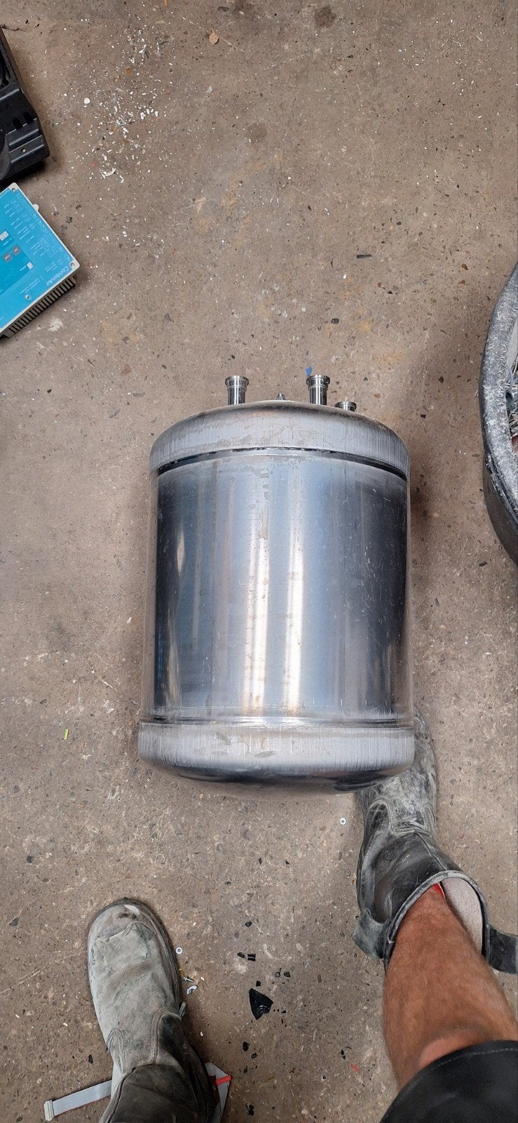 Rvs vat brandton, Ophalen, Rvs, Douche