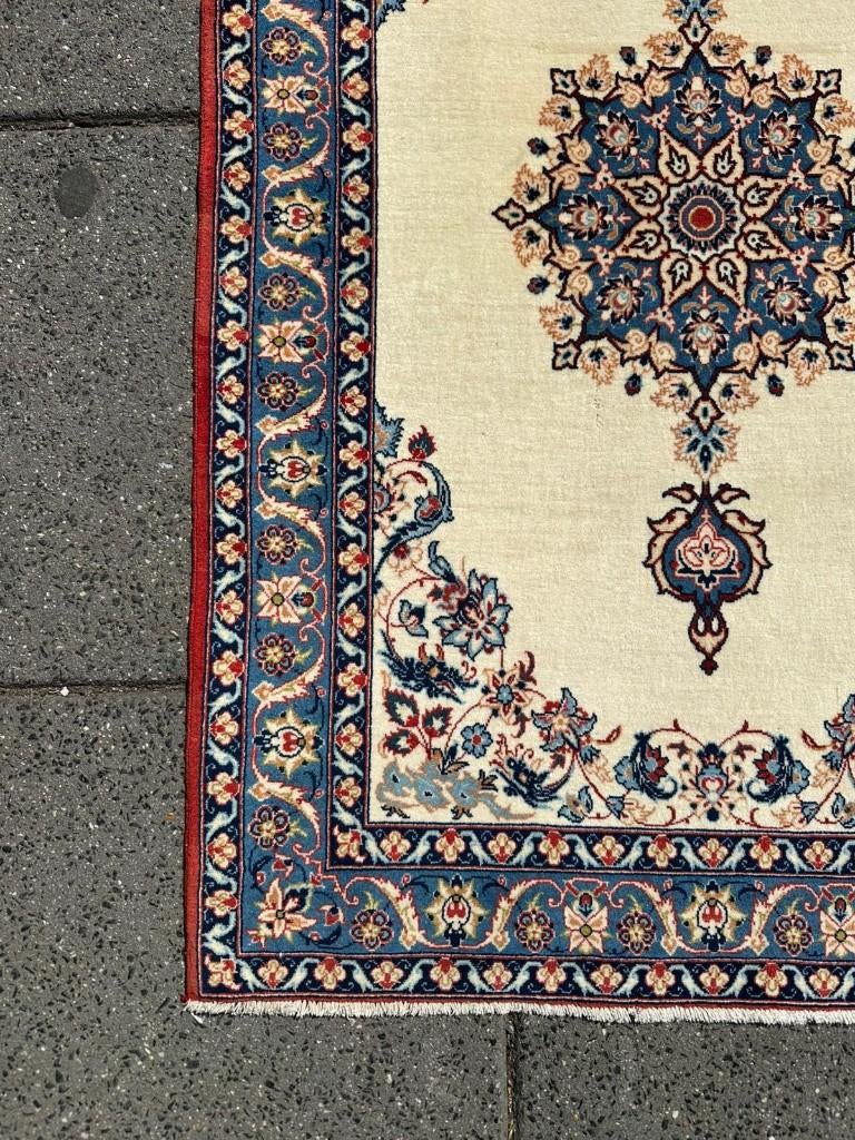 Isfahan Antiek Perzisch Tapijt ( Antique Carpet) 105 x 69 cm, Wol, Zo goed als nieuw, NA, NA