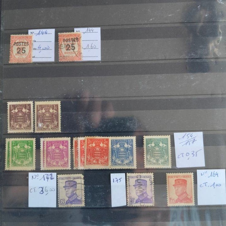 Grote verzameling Monaco postzegels, postfris, 50 bladen, Postzegels en Munten, Ophalen of Verzenden