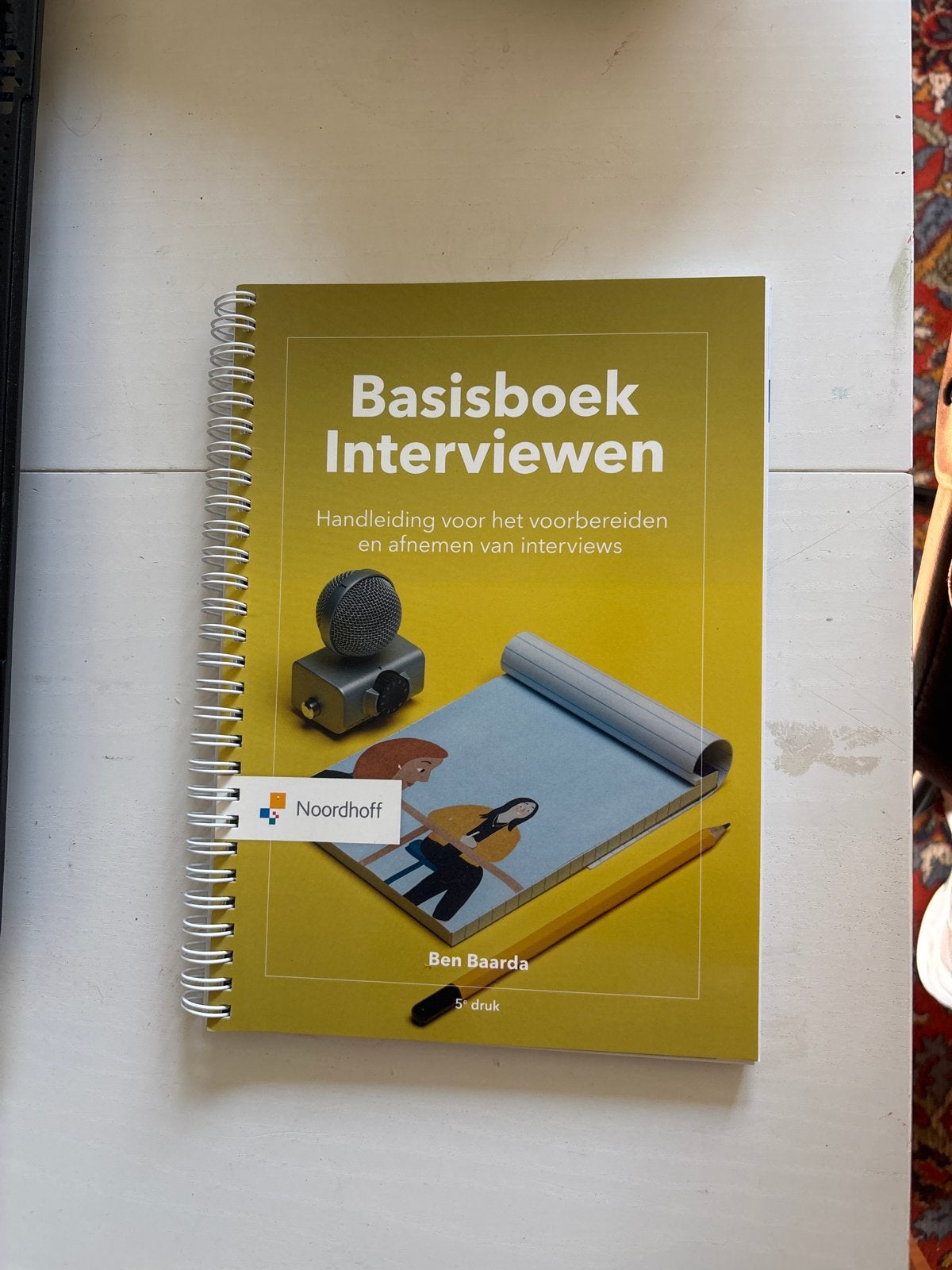 Basisboek Interviewen - Ben Baarda (5e druk), Boeken, Ophalen of Verzenden, Gamma, Zo goed als nieuw, HBO