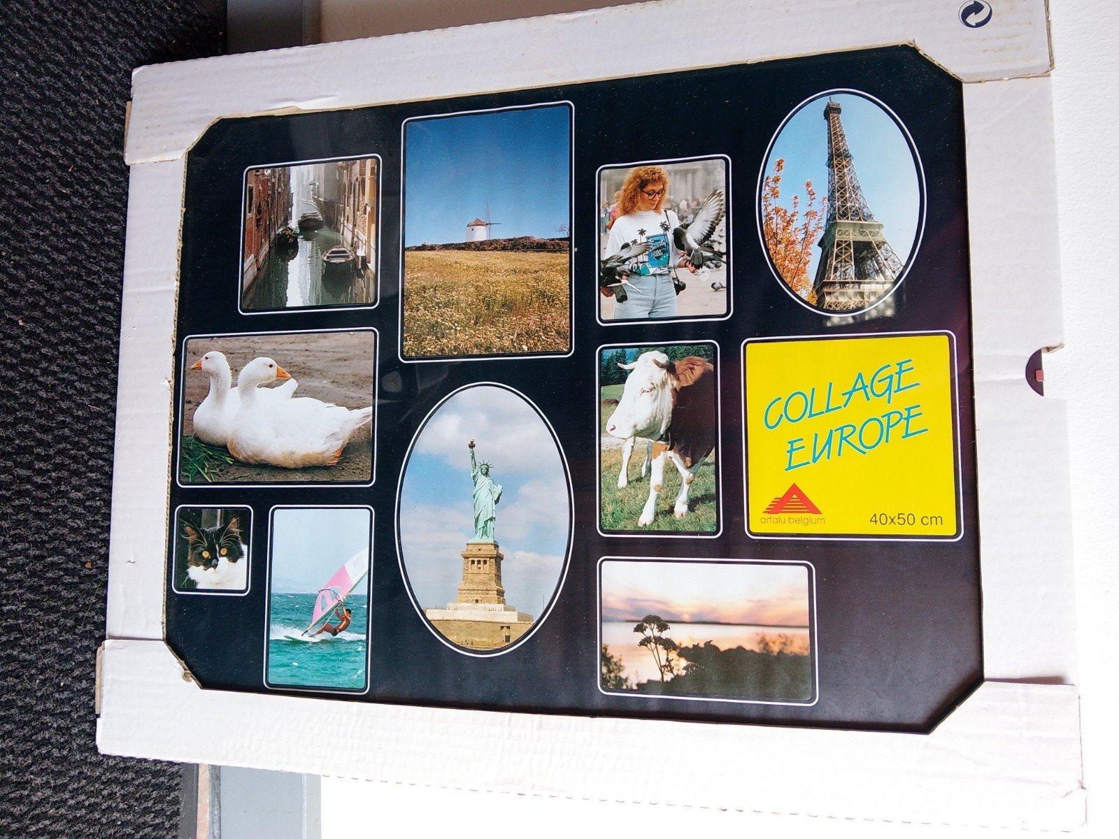 Nieuwe fotolijst 40x50 cm - glas met klemmen - 2 stuks., Ophalen, Kunststof, Nieuw, Collagelijst