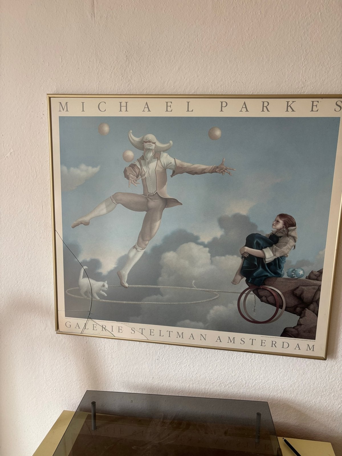 Michael Parkes 'The Juggler' Print - Galerie Steltman, 50 – 75, Gebruikt, Oorspronkelijke maker, Ophalen of Verzenden