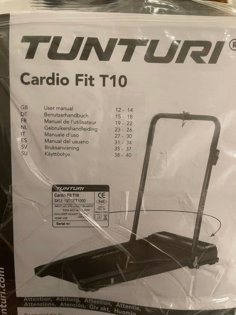 Tunturi Kardio Fit T10 gratis, Ophalen, Gebruikt, Hometrainer