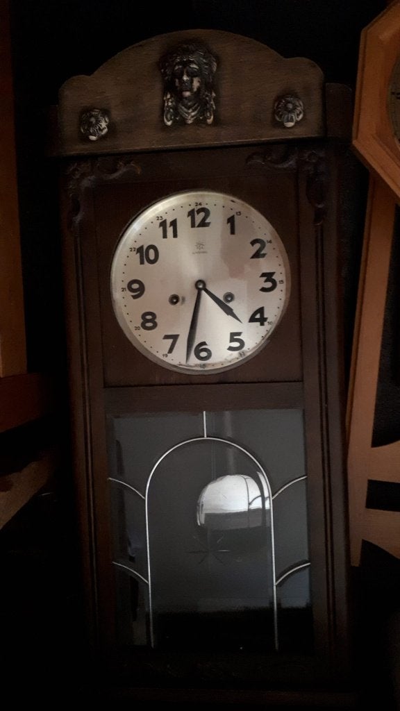 wandklok, Huis en Inrichting, Woonaccessoires | Klokken, Ophalen, Stil uurwerk, Analoog, Wandklok