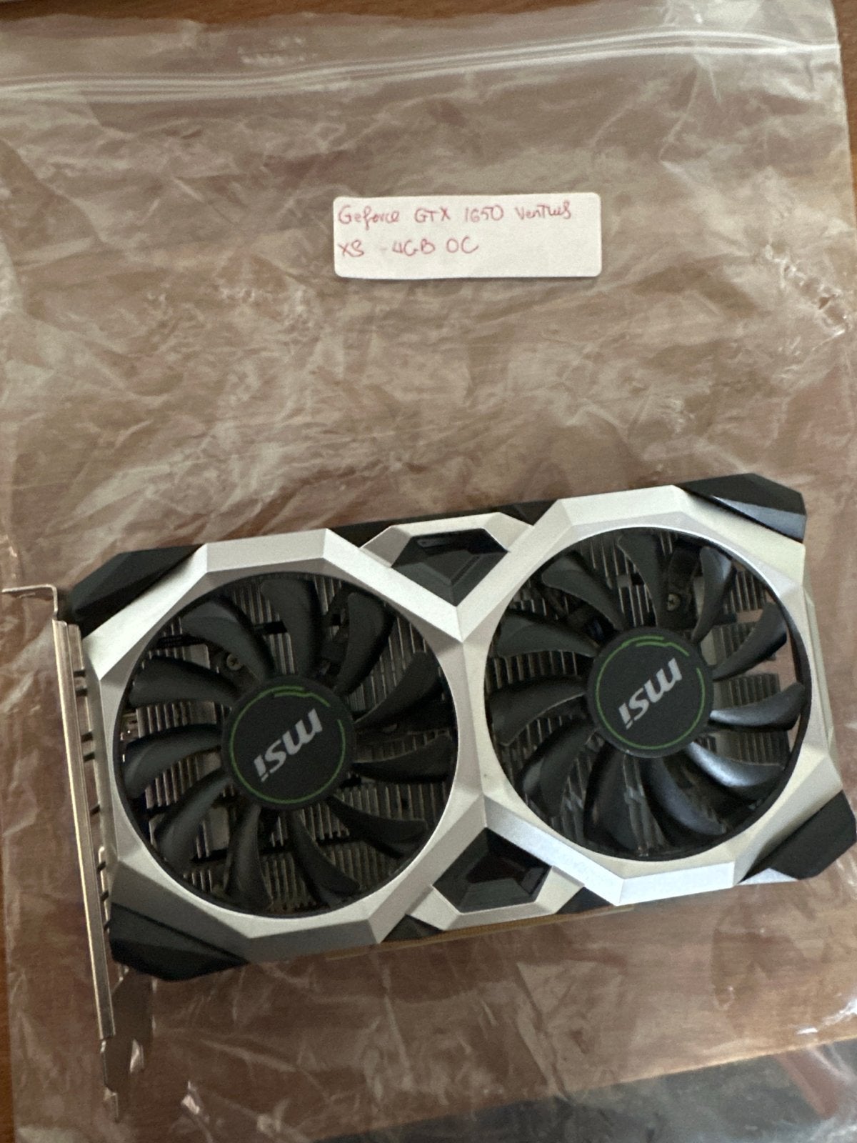 MSI GeForce GTX 1650 Ventus XS 4GB OC Videokaart, Computers en Software, PCI-Express 3, HDMI, Ophalen of Verzenden, Nvidia