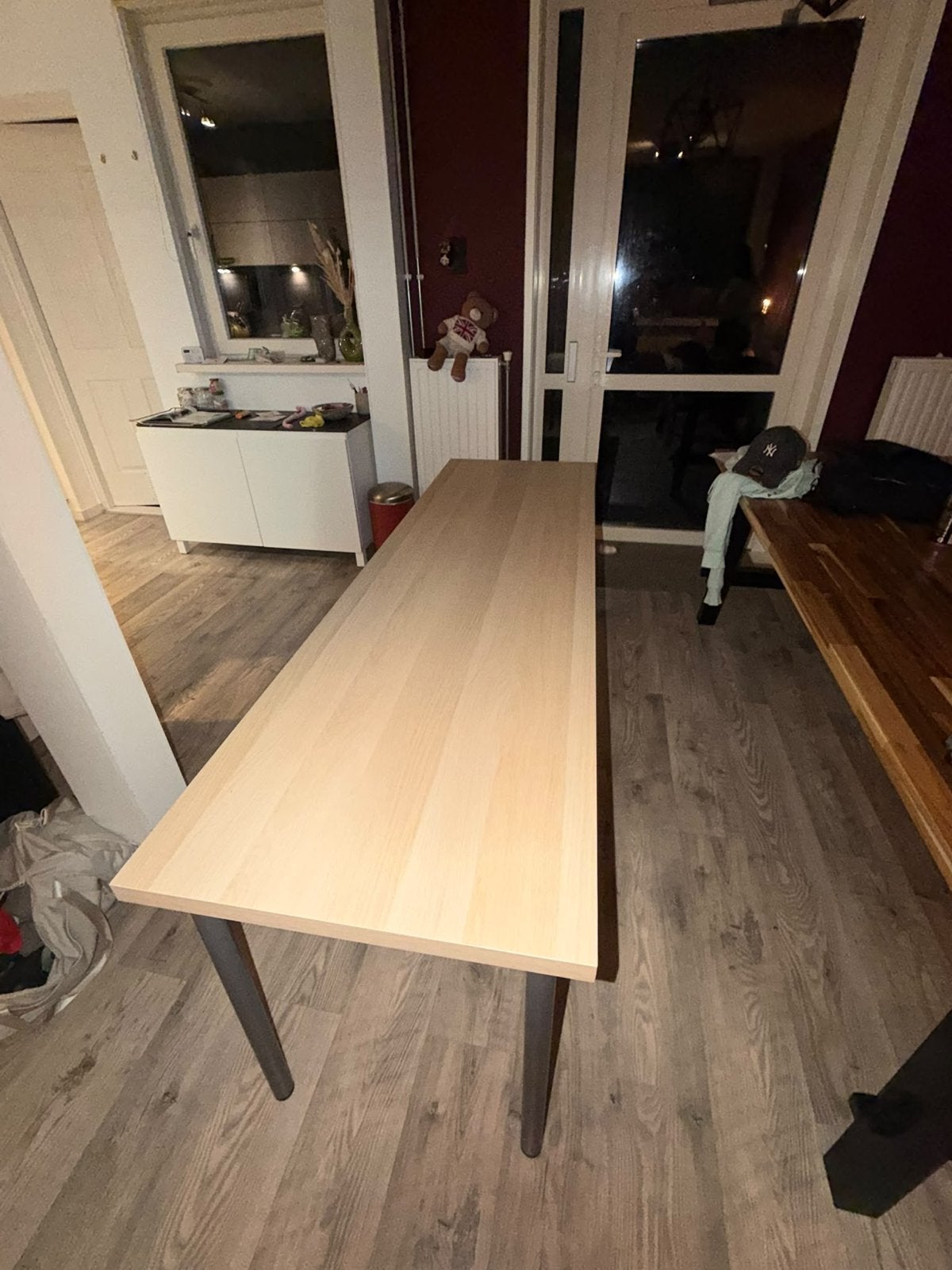 Lagkapten/adils ikea tafel, Ophalen, Gebruikt, 50 tot 100 cm, 150 tot 200 cm