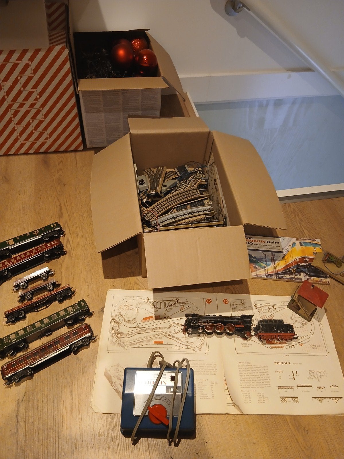 Märklin H0 Treinset met Locomotieven, Wagon s en Rails, Wisselstroom, Ophalen of Verzenden, Märklin, Gebruikt