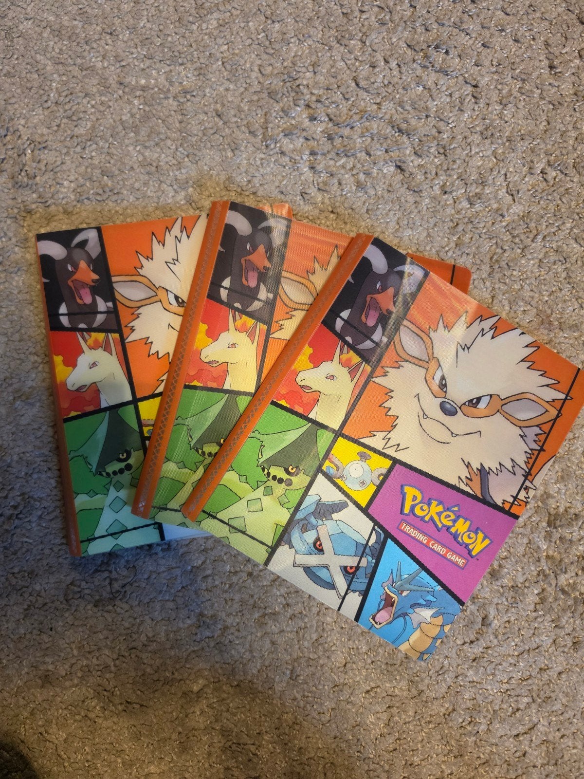 3 keer Vintage Pokémon mapje., Ophalen of Verzenden, Gebruikt