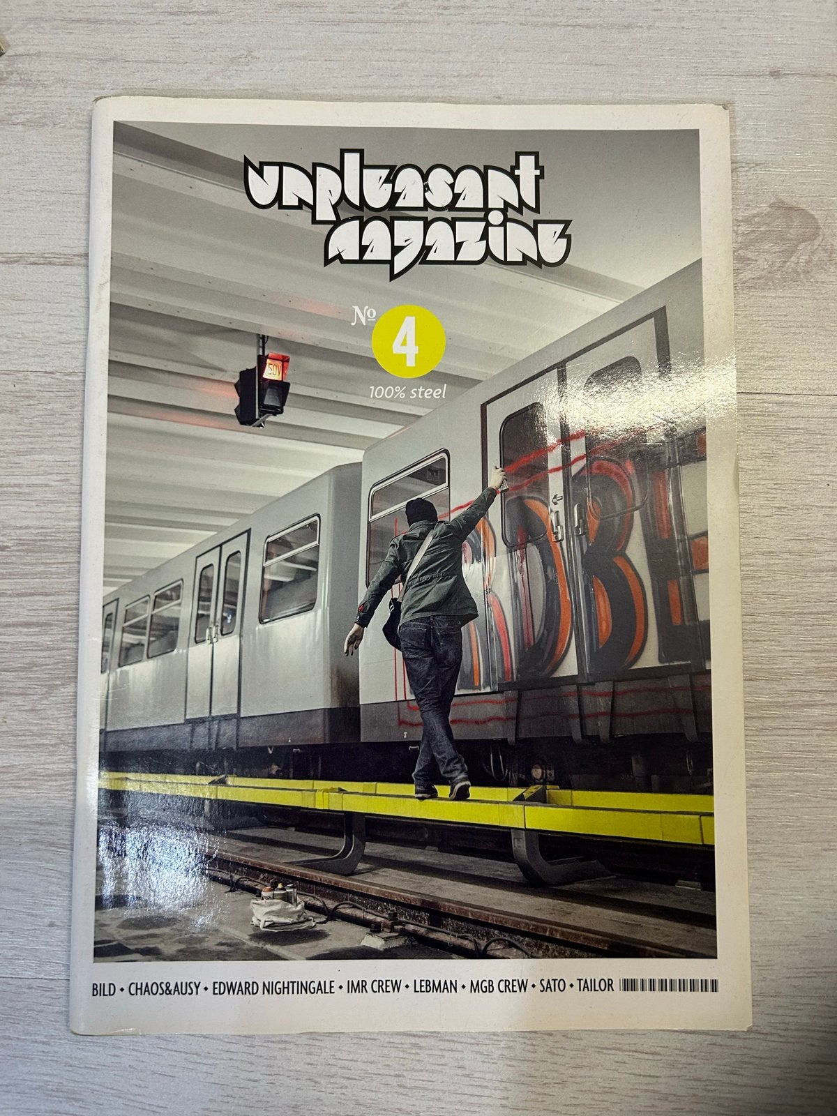 Unpleasant Magazine No. 4 - 100% Steel Graffiti, Boeken, Ophalen of Verzenden, Zo goed als nieuw, Overige typen