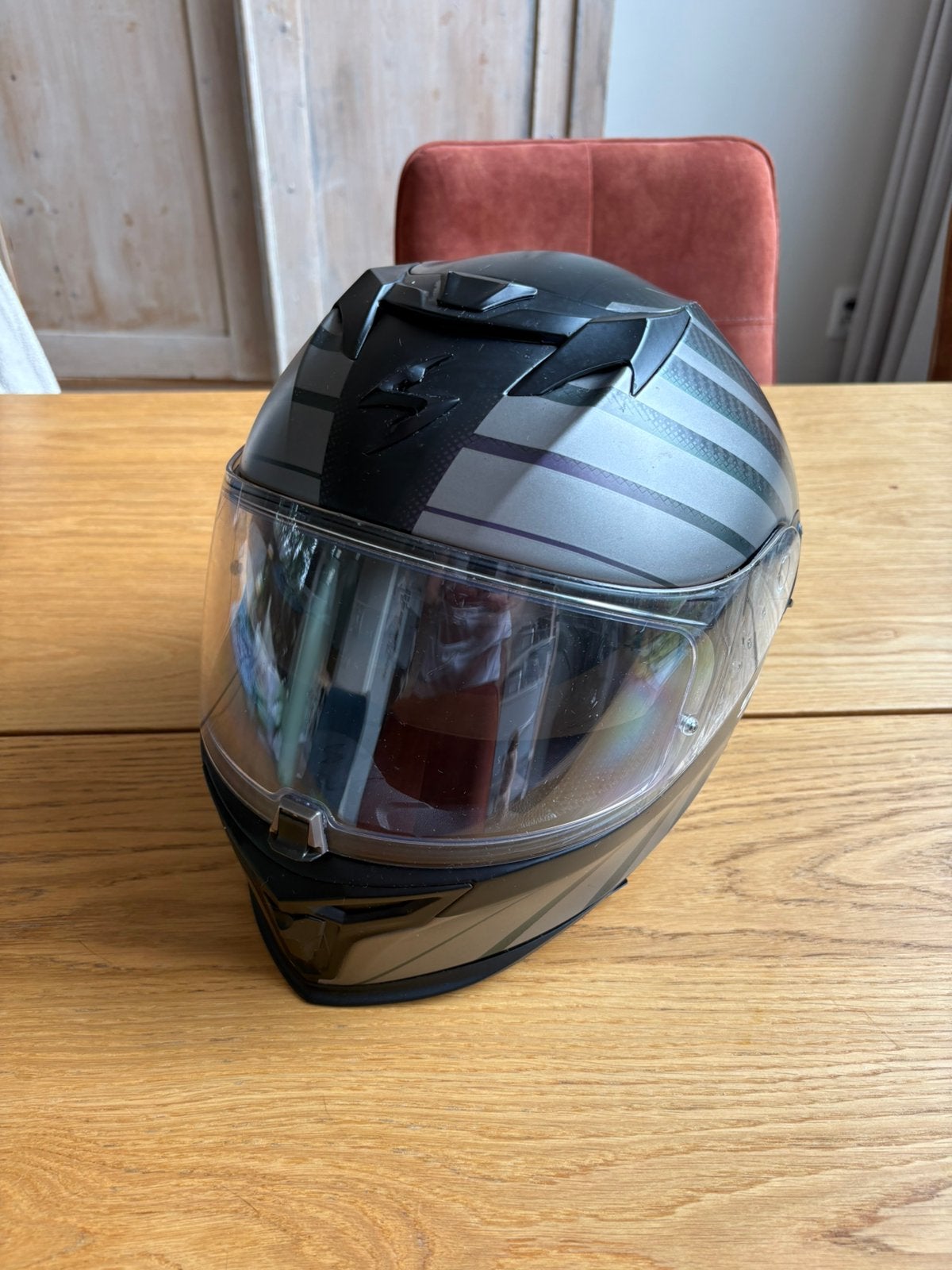 Scorpion exo air 520 Maat - L, Motoren, Ophalen of Verzenden, Tweedehands, Integraalhelm, Overige merken