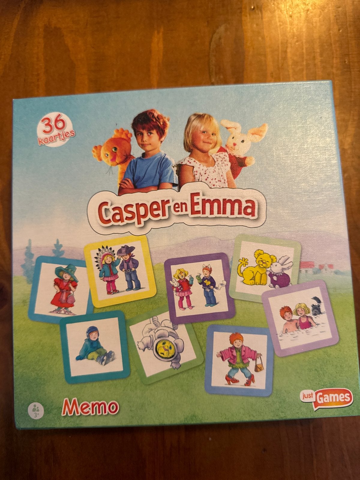 Casper en Emma Memo spel - Just Games, Ophalen of Verzenden, Gebruikt