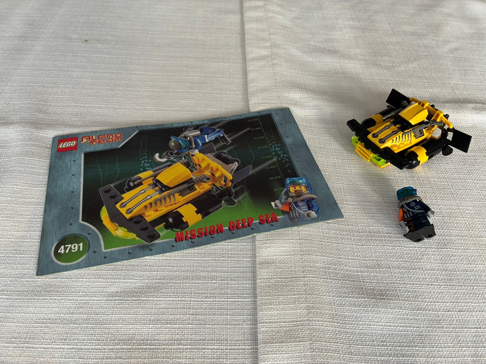 Lego 4791 Alpha Team Sub-Surface Scooter, Compleet, Gebruikt, Overige thema's, Lego