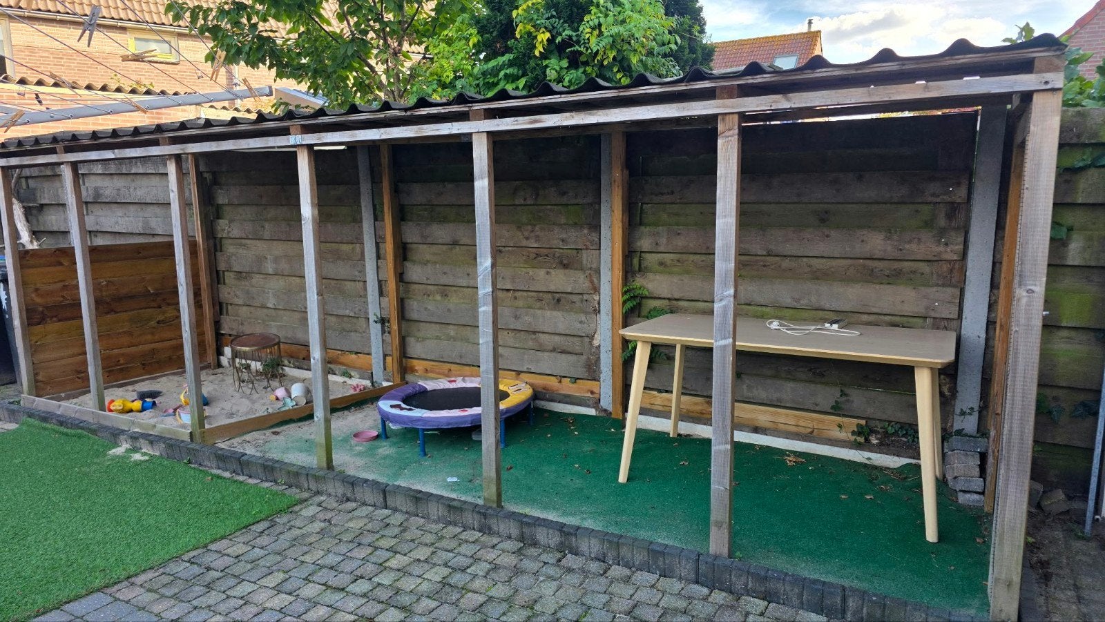 afdak met duur, Ophalen of Verzenden, Gebruikt