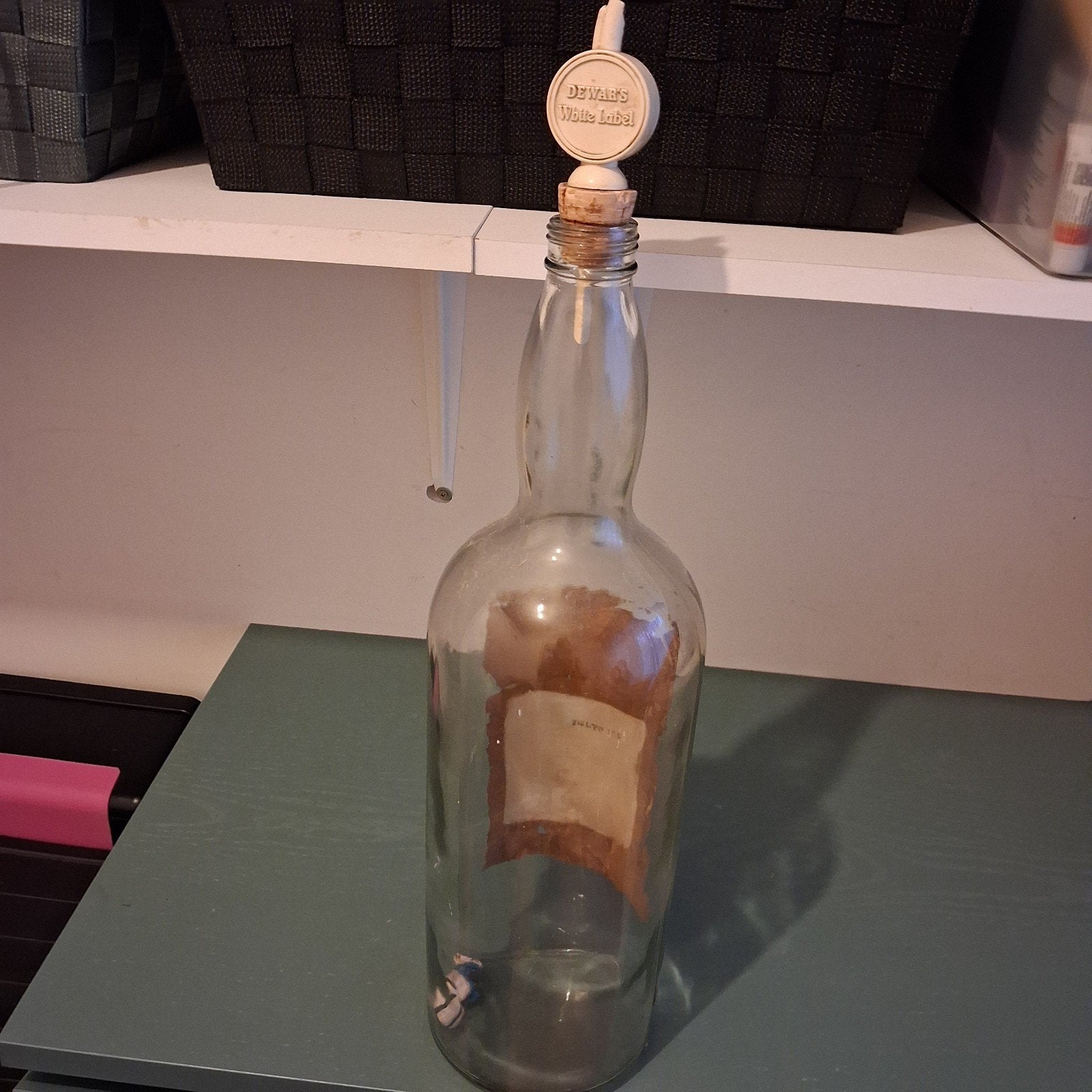 whisky fles, Glas, Ophalen