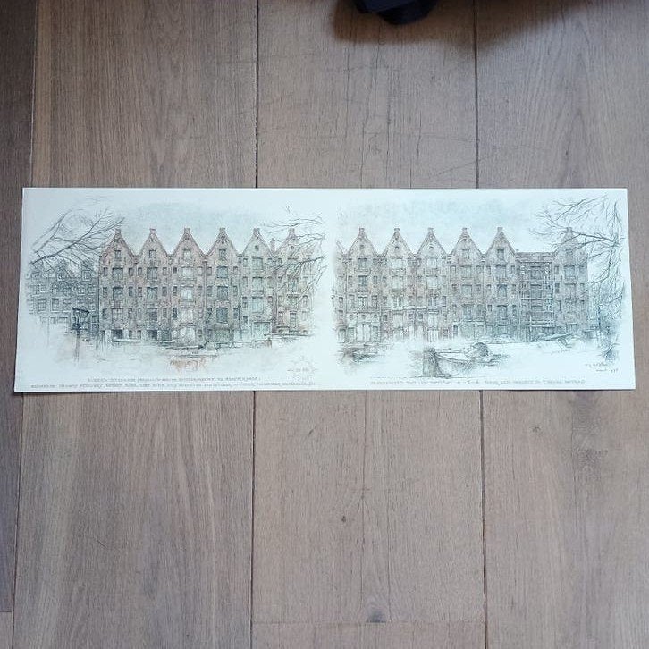 Grachtenhuizen Amsterdam - Willem G. Hofker, Ophalen of Verzenden