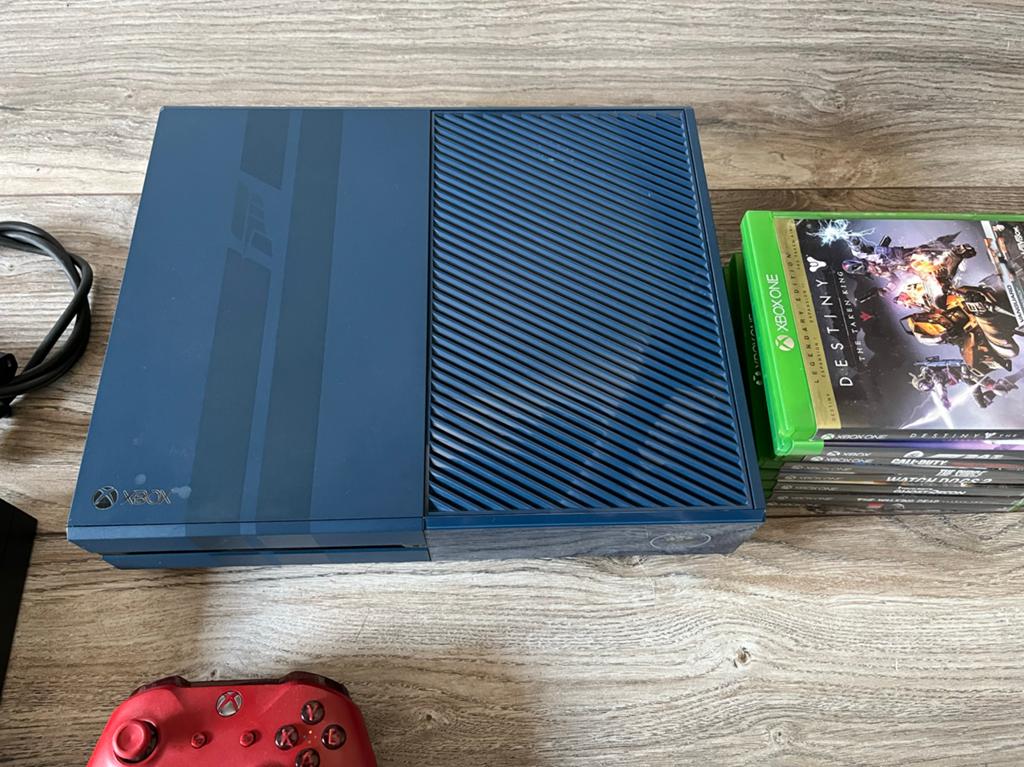 Xbox one Forza 6 limited edition met 10 games, Ophalen, Gebruikt, 1 TB, Met 1 controller