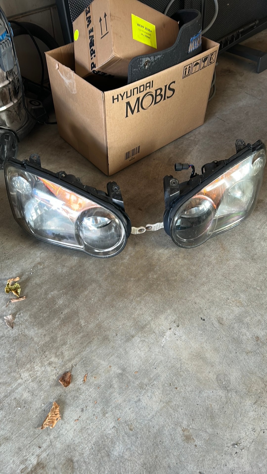 Koplampen set blobeye wrx 2003, Ophalen