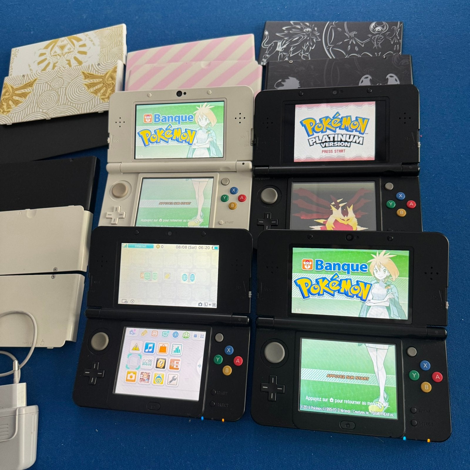 New Nintendo 3DS Consoles Plates naar Keuze Aparte Verkoop, Zwart, Ophalen of Verzenden, Met beschermhoes of tas, 3DS