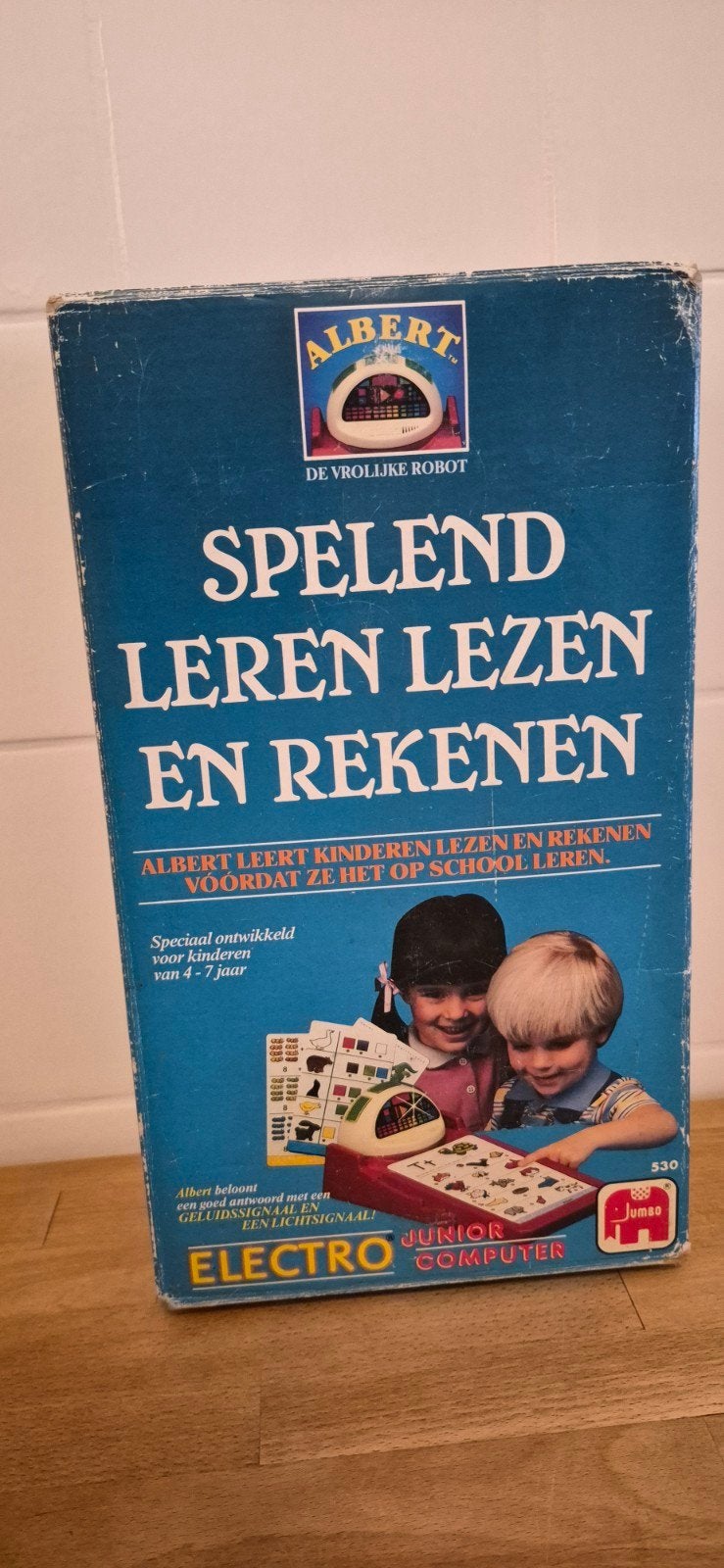 Jumbo Albert Electro Junior Computer - Leren Lezen & Rekenen, Ophalen of Verzenden, Gebruikt, Taal en Lezen, Met licht