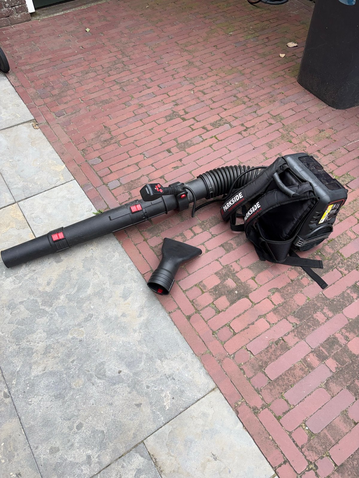 Parkside Accu Bladblazer, Ophalen, Gebruikt, Accu, Ruggedragen