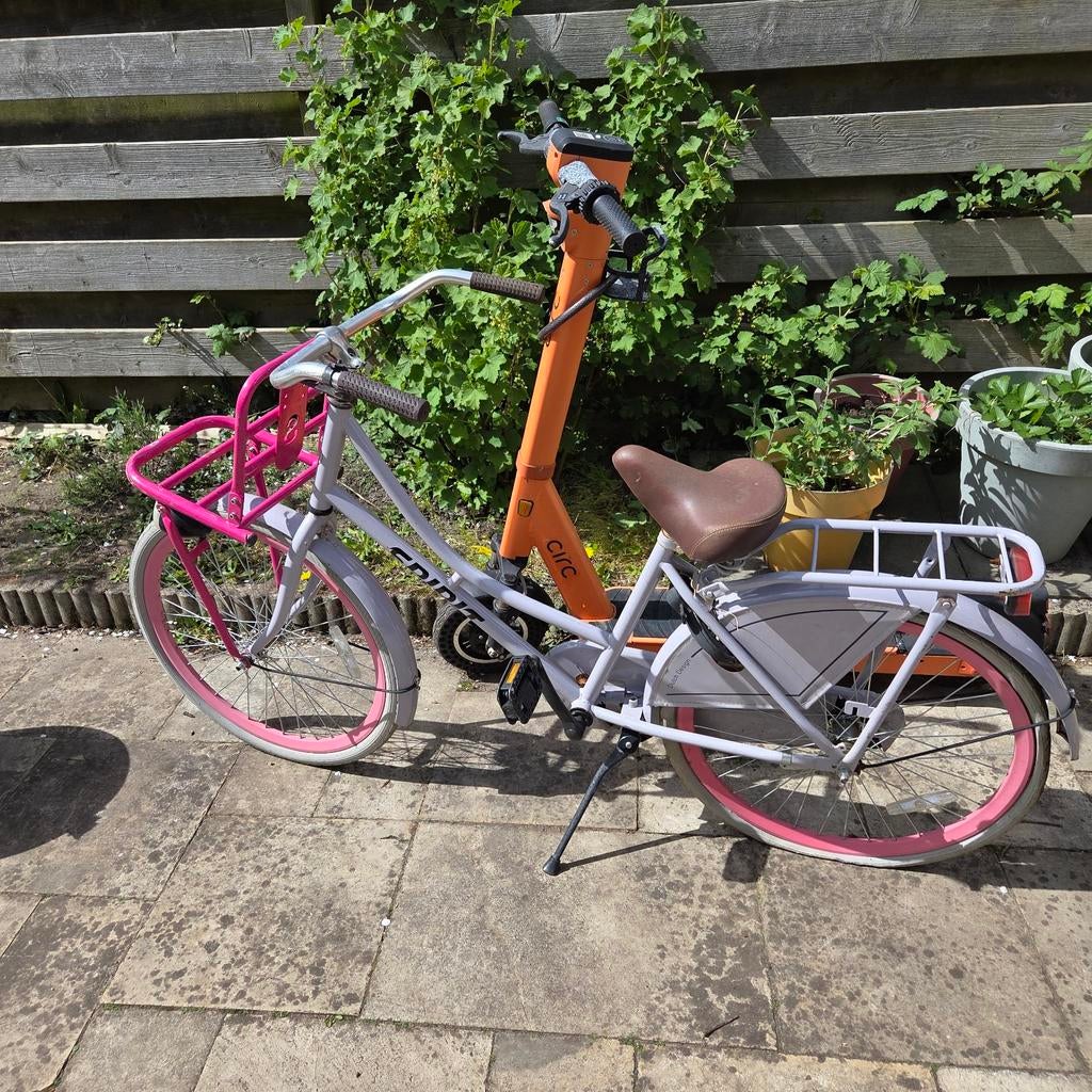 Meisjes fiets 24 inch, Ophalen, Minder dan 10 versnellingen, Gebruikt, 49 tot 53 cm