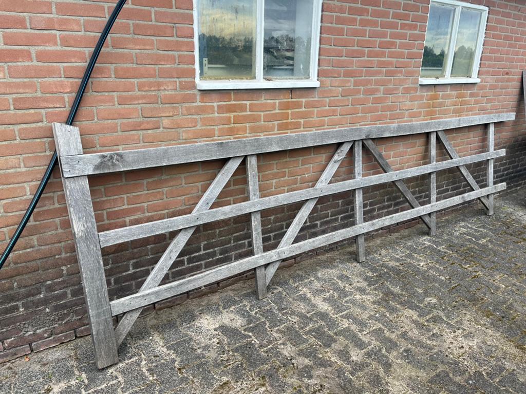 Eiken hek, Tuin en Terras, Tuinhekken en Hekwerk, Ophalen, Hout, Tuinhek
