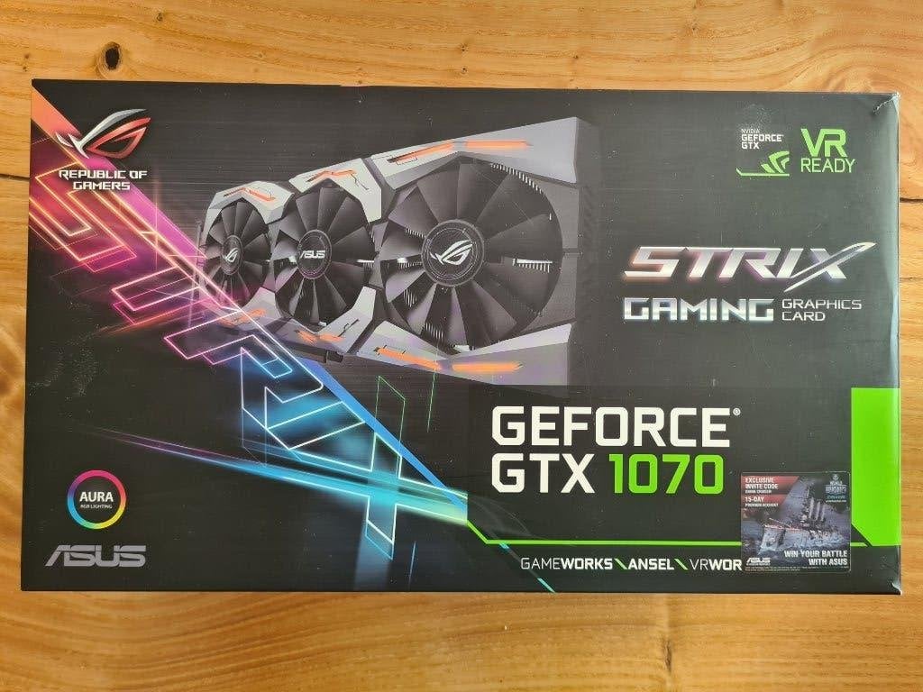 Asus GTX 1070 STRIX 8GB, Computers en Software, Videokaarten, Ophalen, PCI-Express 3, HDMI, Nvidia