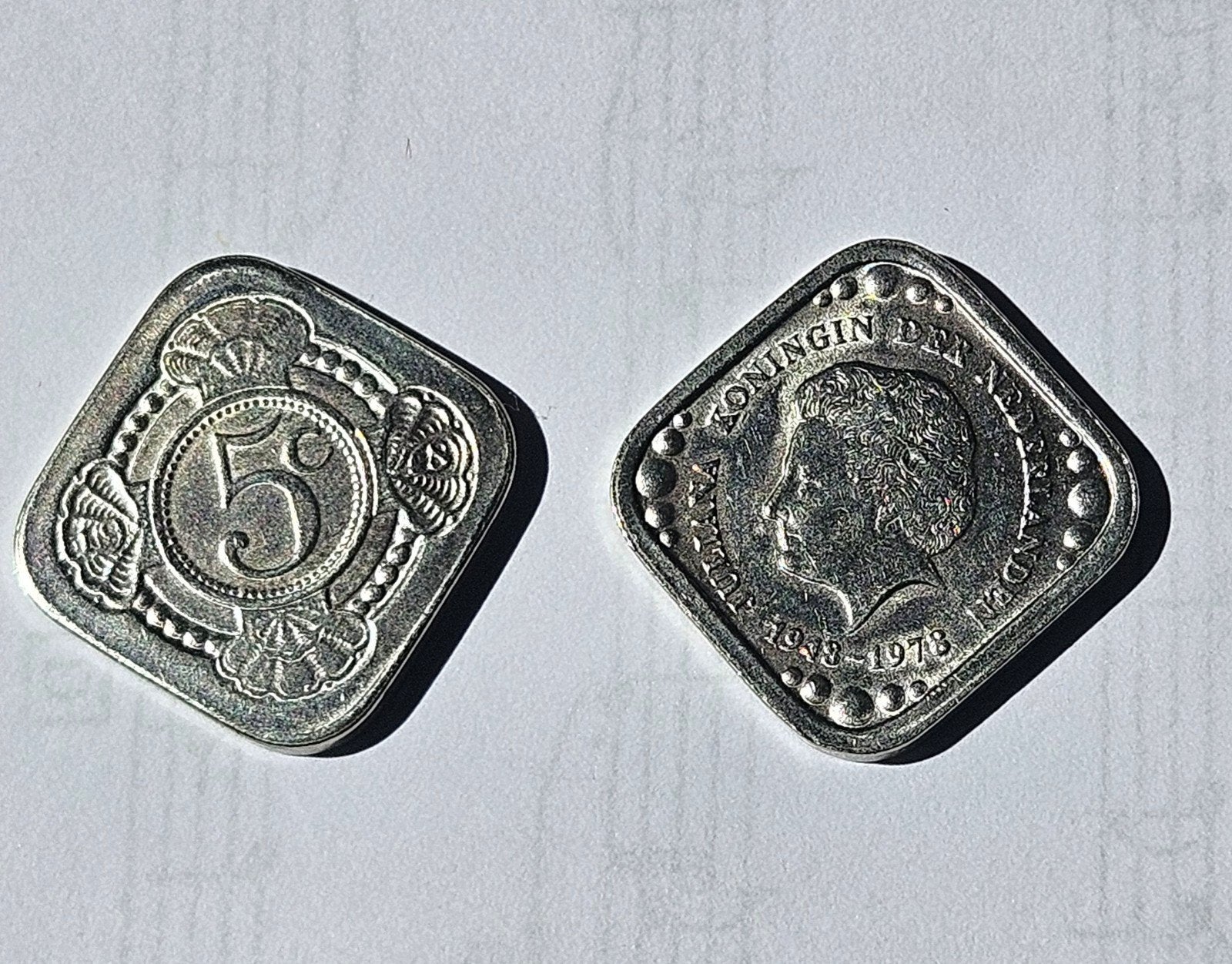 Nederland 5 cent Juliana 1948-1978, Ophalen of Verzenden, Koningin Juliana, 5 cent, Losse munt