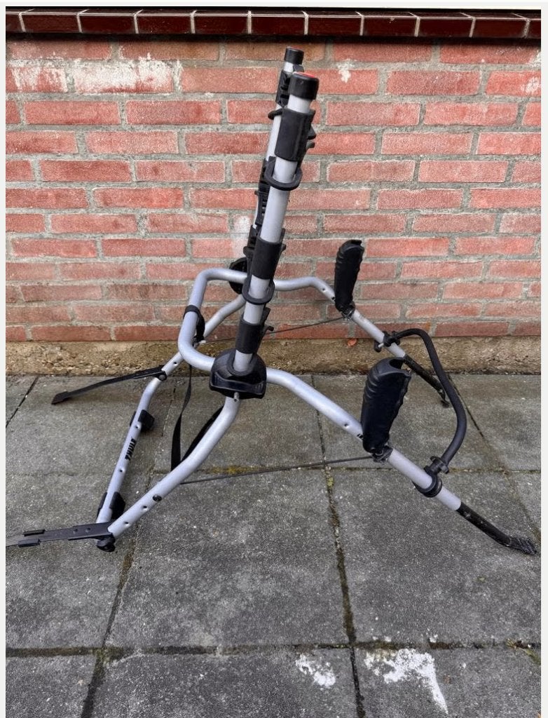 Thule Fietsdrager Clipon 9103 + Mountenbike adapter, Ophalen, 3 fietsen of meer, Gebruikt, Achterklepdrager
