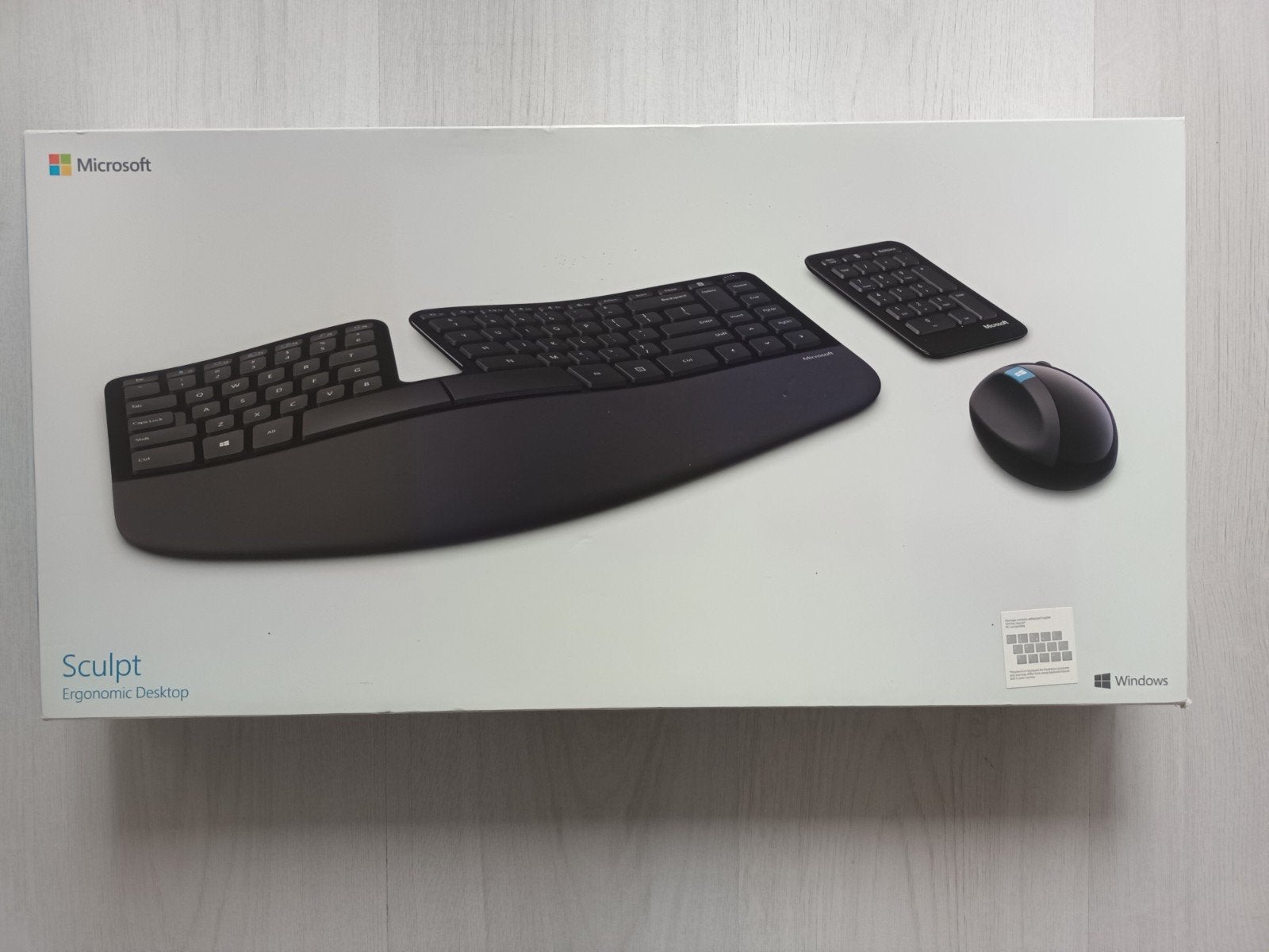 microsoft sculpt ergonomic desktop zonder toetsenbord, Computers en Software, Draadloze ontvanger, Nieuw, Ophalen of Verzenden