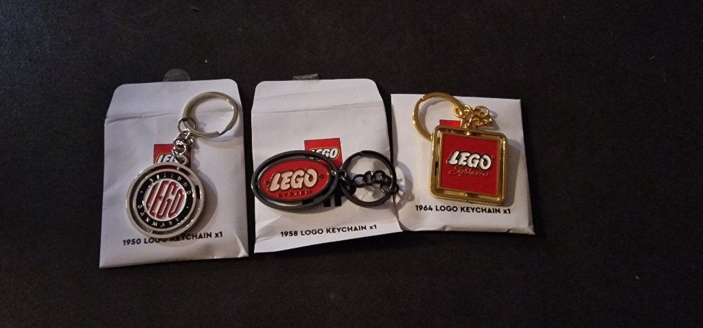 Nieuw: Lego retro sleutelhangers complete set van 3, Ophalen of Verzenden, Nieuw, Sleutelhanger, Lego