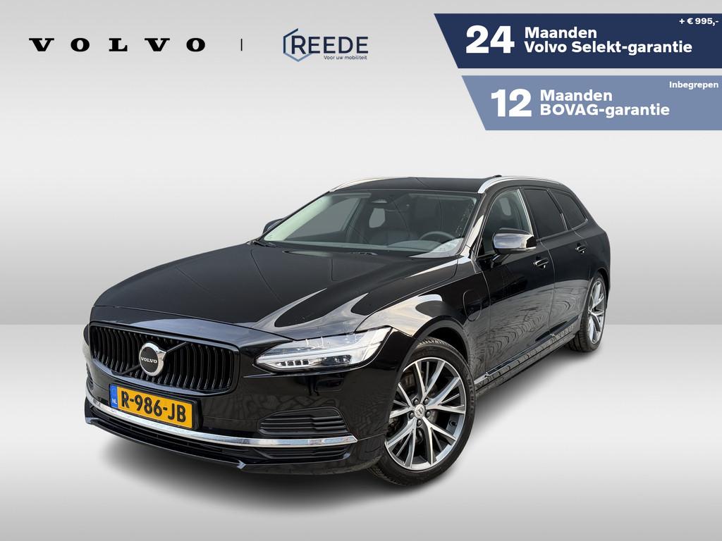 Volvo V90 2.0 T6 Plug-in hybrid AWD Core Bright Climate | Li, Auto's, Automaat, 4 cilinders, Zwart, Hybride Elektrisch/Benzine
