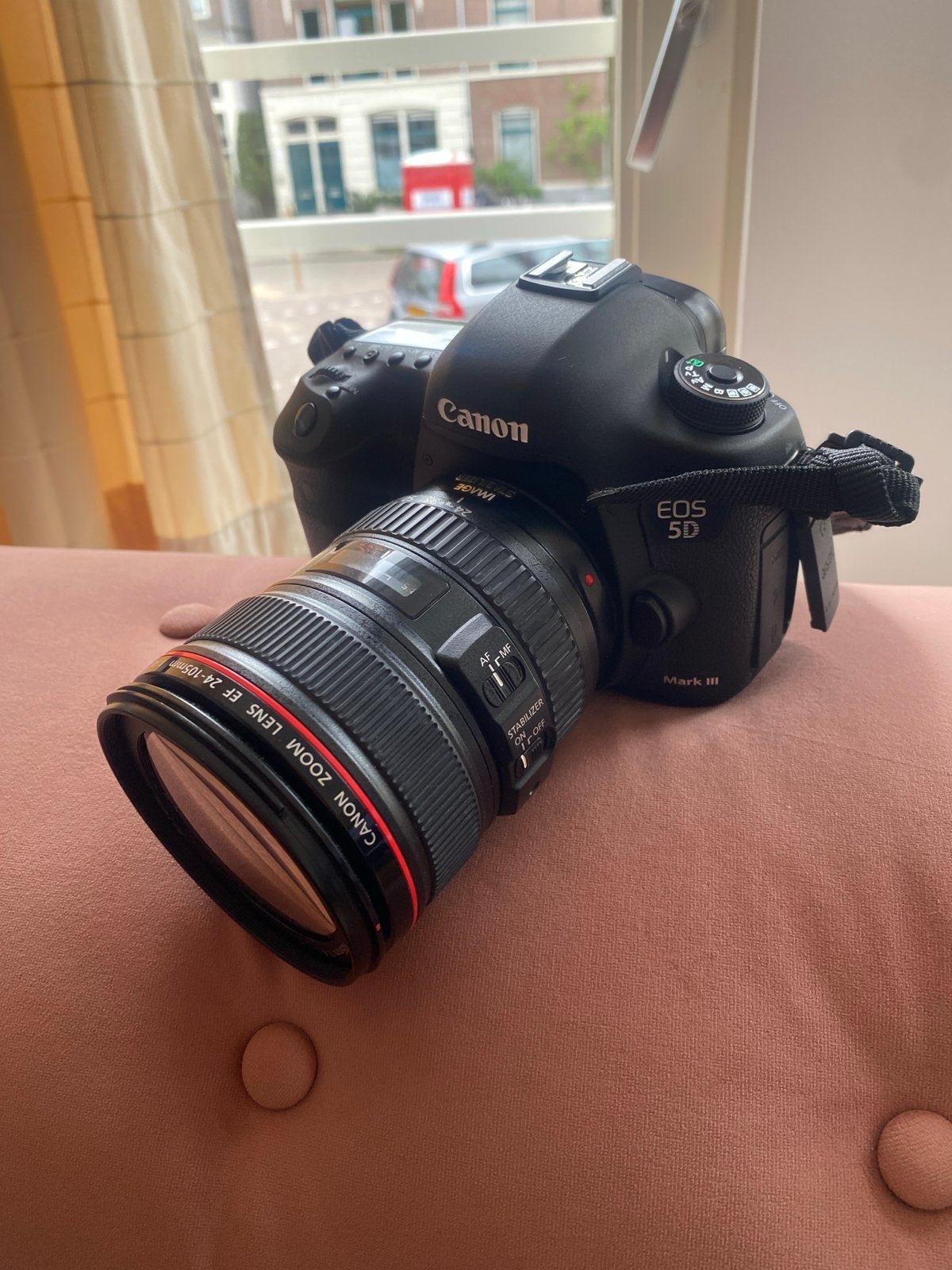 Canon EOS 5D Mark III met 50mm 1.2 en 24-105mm 1.4 lenzen, Gebruikt, Spiegelreflex, Canon, Beeldstabilisatie