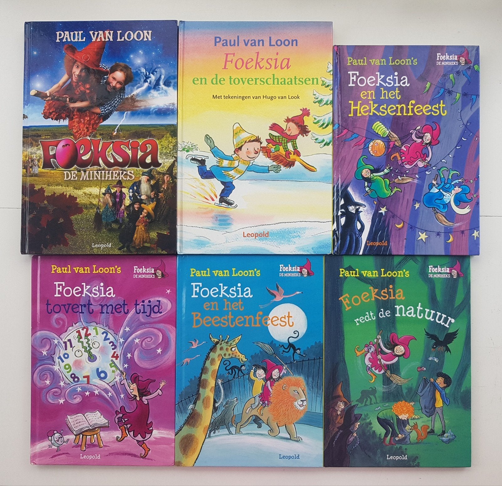 6x Foeksia de Miniheks - Paul van Loon | Heks | Feest | Bos, Ophalen of Verzenden, Paul van Loon