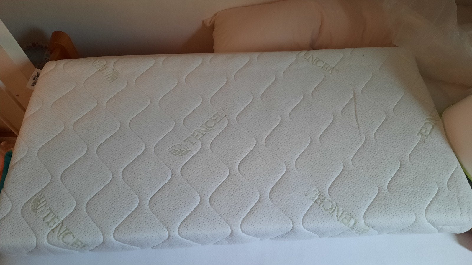 z.g.a.n ledikantmatras en topper 60 x 120, Ophalen, Zo goed als nieuw, Ledikant