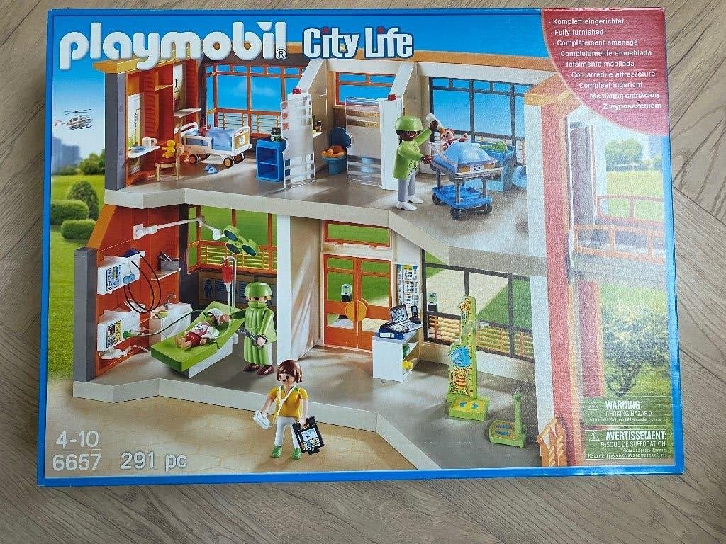 Playmobil - nieuw - ziekenhuis - 6657 - in de doos, Kinderen en Baby's, Speelgoed | Playmobil, Ophalen, Gebouw, Complete set, Nieuw