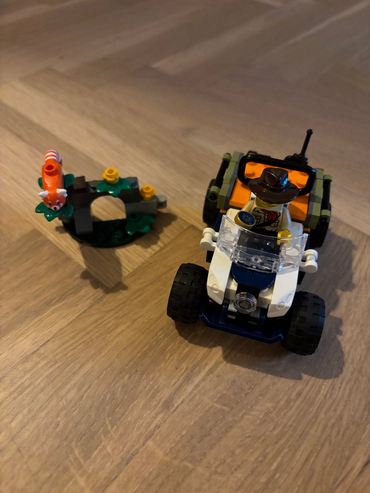 LEGO City 60424 Jungle Quad met Rode Panda, Ophalen of Verzenden, Zo goed als nieuw, Overige merken