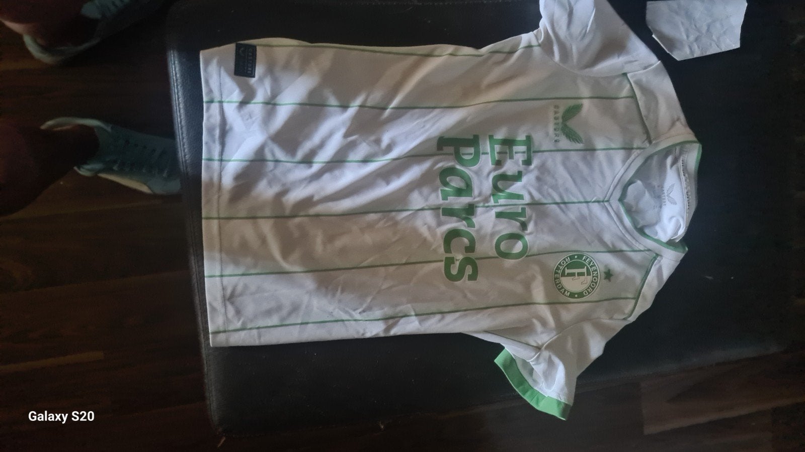 Feyenoord shirt wit - groen maat M, Ophalen of Verzenden