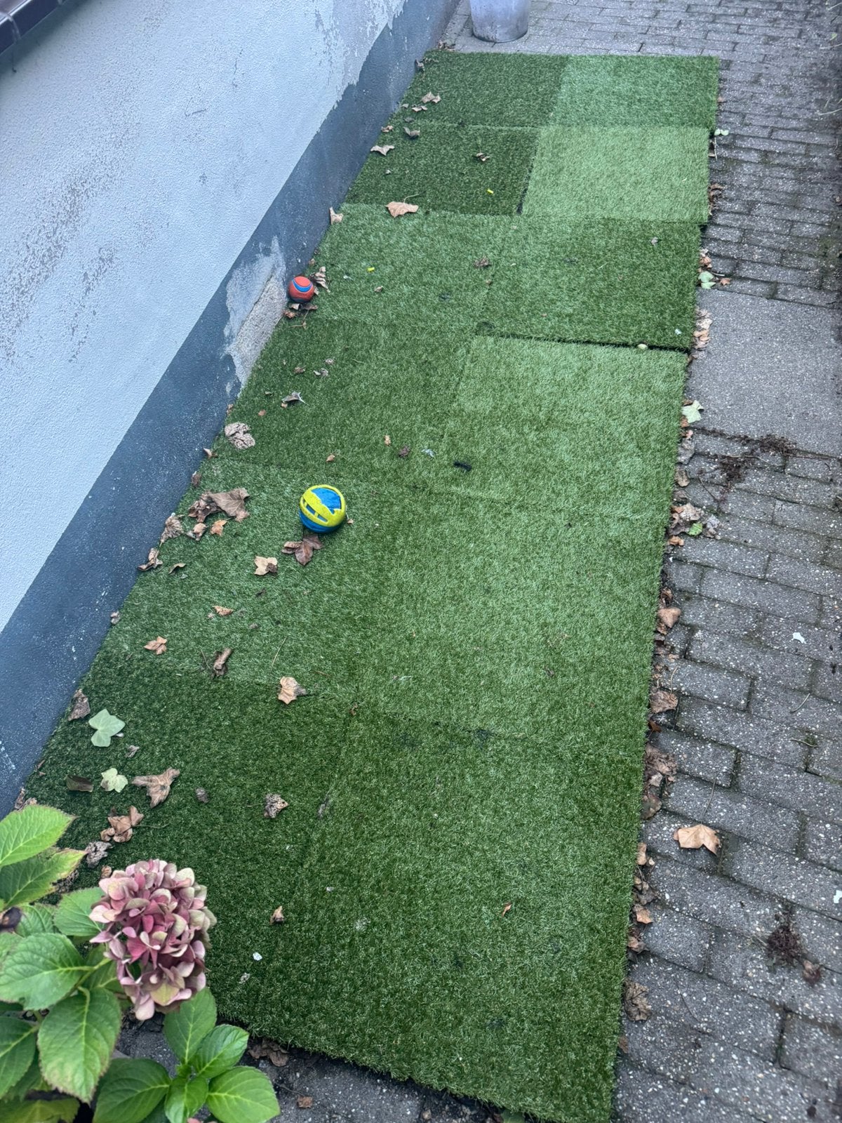 Kunstgras tegels 50x50cm, Tuin en Terras, Ophalen, Zo goed als nieuw, Minder dan 10 m², Kunstgras
