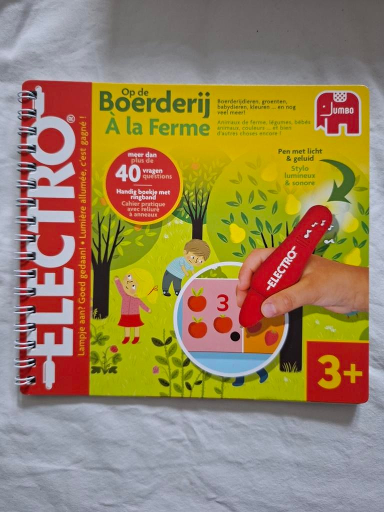 Jumbo Electro Ontdek Vormen & Kleuren + 2 Boekjes, Ophalen, Gebruikt, Taal en Lezen, Met licht