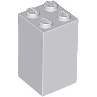 lego pilaren 2x2x3 licht grijs (12), Ophalen of Verzenden, Nieuw, Losse stenen, Lego